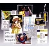 Royal Sovereign Heat Sealed Laminating Pouches 5 Mil Luggage Tag with Loops Clear Gloss (25 Pack) (RF05LUGL0025)