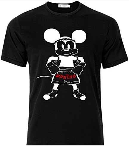 Micky Muay Thai T Shirt Black Small
