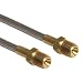 Unisource 4TSC Gray PTFE Braided Hose Assembly, Brass NPT Male