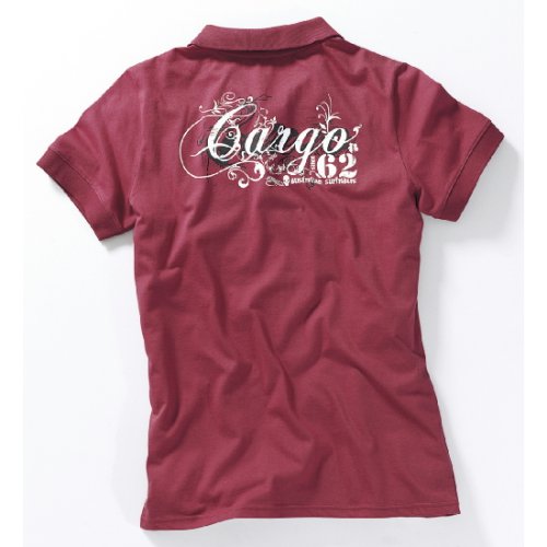 Cargo Poloshirt kurzarm Männer, rot