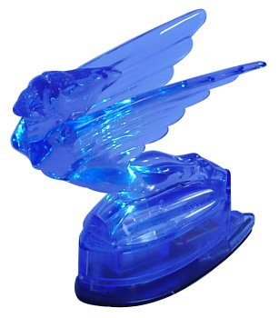 Flying Lady Hood Ornament (7 Color Multi-light)