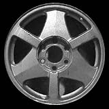 02-03 GMC ENVOY ALLOY WHEEL RIM 17 INCH SUV, Diameter 17, Width 7 (3 SMALL 3 LARGE SPOKE), BRIGHT SILVER, 1 Piece Only, Remanufactured (2002 02 2003 03) ALY05135U20
