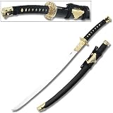 Imperial Samurai Sword w/ 24k Gold Finish