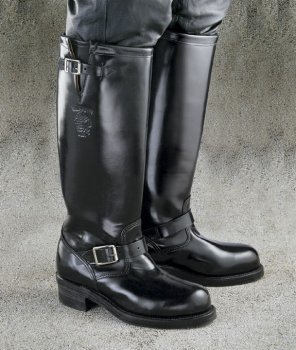 Buy Men's Chippewa® Steel Toe Engineer Boots Black by CHIPPEWA