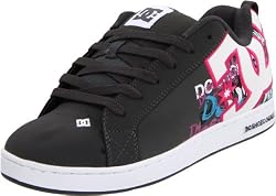 DC Women's Court Graffik SE Action Sports Sneaker,Dark Shadow/White,8.5 M US