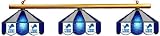 Detroit Lions Pool Table Light - Stained Glass Shades