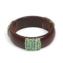 Shesham Wood, Glass Beads, and Bangle "Wiring Hope" -Fair Trade Gifts