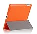 i-Blason Apple iPad Air Case (5th Generation) i-Folio Smart Cover Slim Hard Shell Stand Case Cover [Life Time Warranty] - Orange