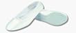 Children's White Deluxe Dyeable Satin Ballet Shoes