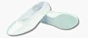 Children's White Deluxe Dyeable Satin Ballet Shoes