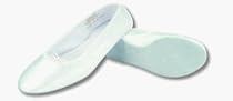 Women's White Deluxe Dyeable Satin Ballet Shoes