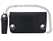Chain Wallets | Bifold Wallets | Trucker Wallets - 6 Inch Buffalo Nickel Bi-fold Leather Wallet with Chain
