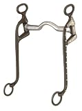 Kelly Silver Star Antique Brown Low Port Walking Horse Bit - 5