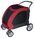 Pet Gear Expedition Pet Stroller for cats and dogs up to 150-pounds, Burgundy