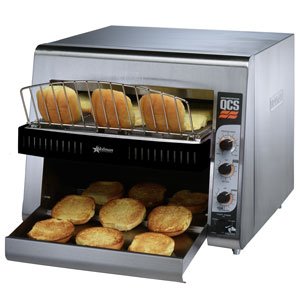 240 Volts Star QCS3-1400BH Conveyor Toaster with 3