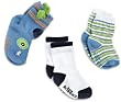 Robeez Baby-Boys Newborn 3 Pocket Monster Sock