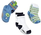 Robeez Baby-Boys Newborn 3 Pocket Monster Sock