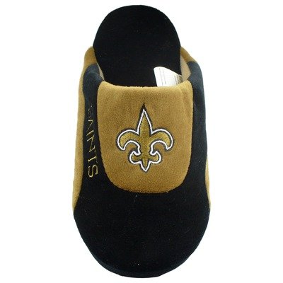 New Orleans Saints Low Pro Stripe Slipper Size: 10-11.5, Color: Black / Gold