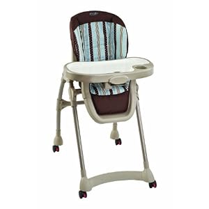 Evenflo Right Height High Chair - Georgia Stripe Evenflo Right Height High Chair - Georgia Stripe