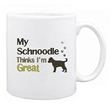 New  My Schnoodle , Thinks I Am Great  Mug Dog