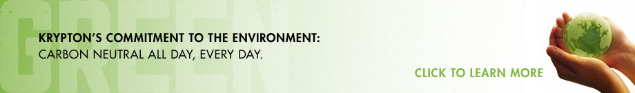 KRYPTON's commitment to the environment: Carbon Neutral all day, every day. Click to learn more.