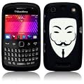 Blackberry 9360 Glow in The Dark Guy Fawkes Inspired V For Vendetta Occupy Symbol Silicone Skin Case Cover The Keep Talking Shop Blackberry Blackberry 9360 Accessories
