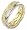 8mm 60 Diamond Titanium & 14 Karat Yellow Gold Wedding Band - 4