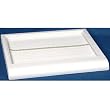 9 Slot Bracelet Tray Showcase Display White Leather