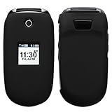 MyBat Samsung Gusto Lizzo Ruberized Phone Protector Cover - Black