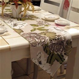 Edge table runner-quality simple and modern green super soft flowers table runner rich flag coffee table mat bed mat