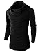 H2H Mens Casual Slim Fit Turtleneck Pullover Lightweight Long Sleeve Sweaters