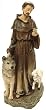 Pack of 2 Joseph's Studio Saint Francis of Assisi Figures 9.75"