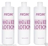 ***ORIGINAL***RAZAC HAND & BODY LOTION 474ml***PACK OF 3***