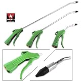 Neiko Tools USA 4 Angle Nozzle Air Blow Gun with 1/2 Rubber Tip