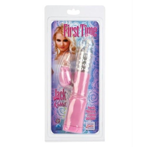 California Exotic Novelties First Time Jack Rabbit, Pink image