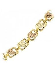 Black Hills Gold Leaf Bracelet