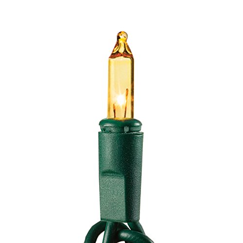 Gold Indoor/Outdoor Christmas String Lights 100 count mini copper wire