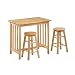 Kitchen & Housewares : Mission Breakfast Bar with Stools - Wood Top