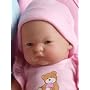 Mini La Newborn 9.5" Real Girl Pink Blanket Caucasian Berenguer Doll