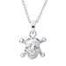 Sterling Silver Skull Pendant