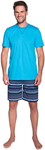 Italian Fashion IF Mens Pyjama Frederic 0227 Turquoise XL