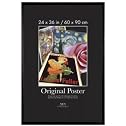 MCS 22446 Original Poster Frame in Black Frame, 24 by 36-Inch, Corrugated Back