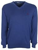 Ralph Lauren - Pull hommes - coton mercerisé - Bleu