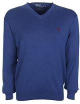 Ralph Lauren Mens Pima Cotton Sweater Blue
