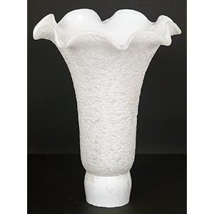 Replacement Tiffany Lamp Shades on Tiffany Artisan White Style Pond Lily Flower Glass Replacement Lamp