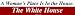 A Woman's Place Is In the House. The White House Large Bumper Sticker
