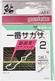 がまかつ(Gamakatsu) 一番サカサ 5本入 金 釣4号 66575