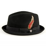 Brixton Hats Gain Trilby - Black M58