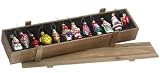 Thomas Pacconi Hand-Painted Glass Family Good Luck Ornaments In Wood Storage Crate, Set Of 12