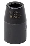 Armstrong 20-816 1/2-Inch Drive 12 Point Impact Socket, 1/2-Inch [並行輸入品]